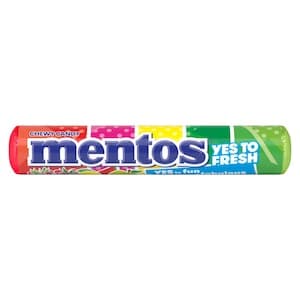 Mentos Rainbow Rolls, 37.5g