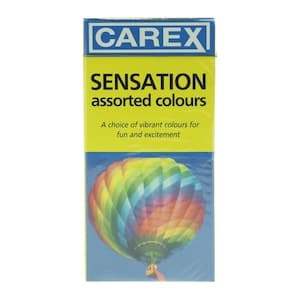 Carex Sensation Condom Multicolour 12 PCS