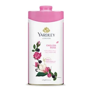 Yardley London English Rose Perfumed Talcum Powder White 125g