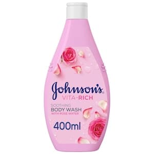 Johnson's Body Wash Vita-Rich Soothing, Rose Water and Glycerin 400ml