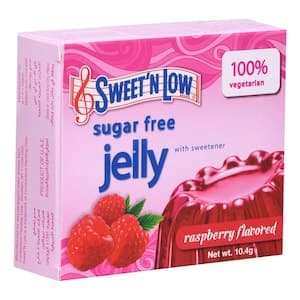 Sweet'N Low Sugar-Free with Sweetener Raspberry Flavoured Jelly, 10.4g