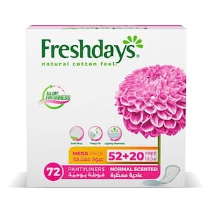 Freshdays Daily Liners Normal Scented 72 Pads