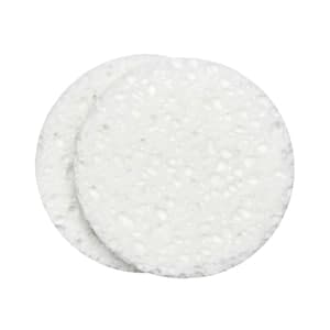 QVS Facial Cleansing Sponges White 2 PCS