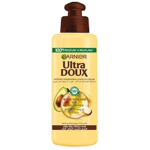 Garnier Ultra Doux Avocado Oil & Shea Butter Intense Nourishment Leave-In Cream, 200ml