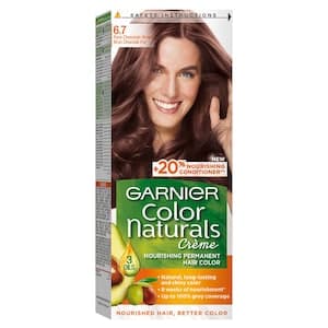 Garnier Color Naturals Creme Nourishing Permanent Hair Colour 6.7 Pure Chocolate Brown