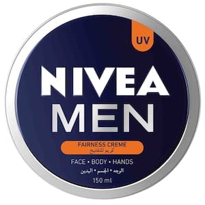 NIVEA MEN Fairness Creme Cream Face Body & Hands Even Skin Tone Tin 75ml