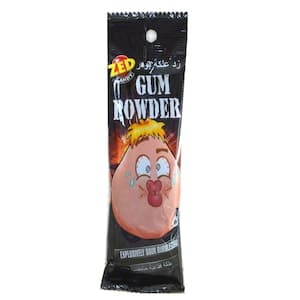 Zed Candy Gum Powder Sour Bubble Gum, 35g