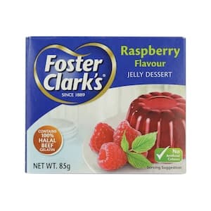 Foster Clark's Raspberry Flavour Jelly Dessert, 85g