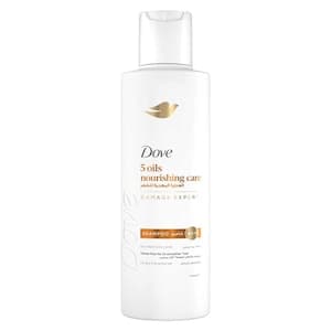 Dove Shampoo, 5 Oils Nourishing Care, 200ml