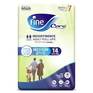Fine Care Adult Incontinence Diaper  Pull-ups, Medium size 80 – 110cm, 14 Diapers