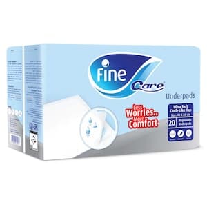 Fine Disposable Underpads, 20 PCS