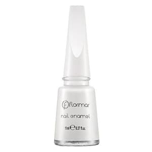 Flormar Nail Enamel White, 11ml