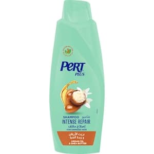 Pert Plus Shampoo for Damaged Hair with Argan Oil and Shea Butter, 600ml