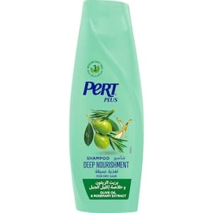 Pert Plus Deep Nourishment Shampoo for Dry Hair with Olive Oil and Rosemary Extract, 400ml