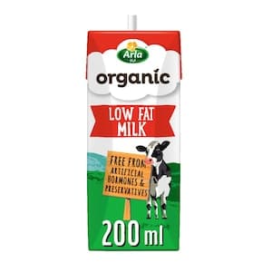Arla Organic Low Fat Milk, 200ml