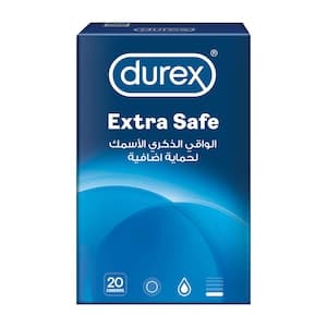 Durex Extra Safe Condoms, 20 PCS