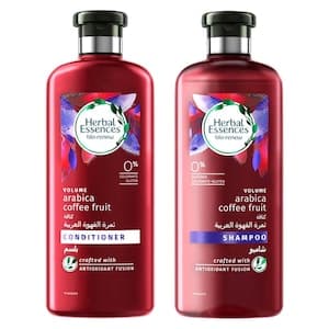 Herbal Essences Bio Renew Arabica Coffee Fruit Volume Shampoo And Conditioner White 400ml Pack of 2