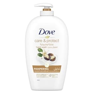 Dove Pampering Hand Wash Natural Caring Formula Shea Butter With ¼ Moisturising Cream 500ml
