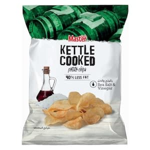 Master Kettle Cooked Sea Salt Vinegar Potato Chips 45g