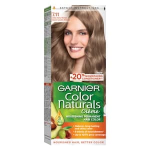 Garnier Color Naturals Crème Nourishing Permanent Hair Color, 7.11, Deep Ashy Blonde