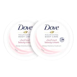 Dove Moisturizing Beauty Cream, 250ml, Pack of 2