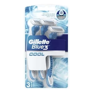 Gillette Blue3 Cool Razor, 3 PCS