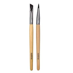 QVS Eyeliner Brush Set Multicolour 2 count