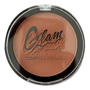 Glam Of Sweden Compact Powder, Brown, 10g