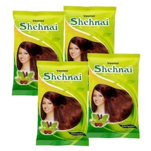 Vasmol Shehnai Henna Brown 150g Pack of 4