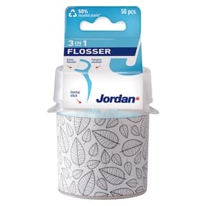 Jordan Dental Flosser Sticks, 50 PCS