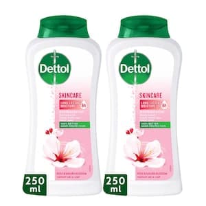 Dettol Sensitive Shower Gel & Body Wash, Lavender & White Musk Scent, 250ml Pack of 2