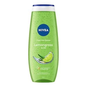NIVEA Shower Gel Body Wash Lemongrass and Oil Caring Oil Pearls Lemongrass Scent 500ml