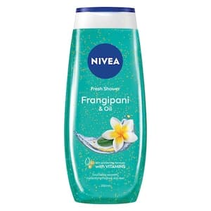 NIVEA Shower Gel Body Wash Frangipani and Oil Caring Oil Pearls Frangipani Scent 250ml