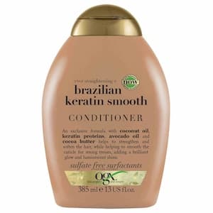 OGX Conditioner Ever Straightening+ Brazilian Keratin Smooth New Gentle & and PH Balanced Formula 385ml