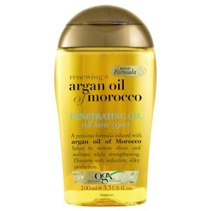 OGX Hair Oil Renewing+ Argan Oil Of Morocco Penetrating Oil All Hair Types New Formula 100ml