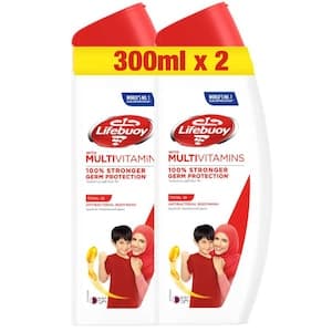Lifebuoy Antibacterial Body Wash Total 10 300ml Pack of 2