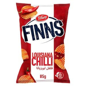 Tiffany Finns Crinkled Potato Chips Chili 85g