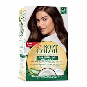 Wella Soft Color No-Ammonia Hair Colour Kit 40 Medium Brown