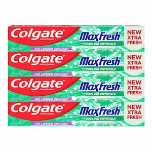 Colgate Max Fresh Clean Mint Toothpaste, 75ml, Pack of 4