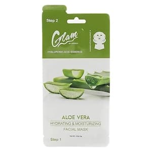 Glam Of Sweden Aloe Vera Hydrating And Moisturizing Facial Mask Green 40g