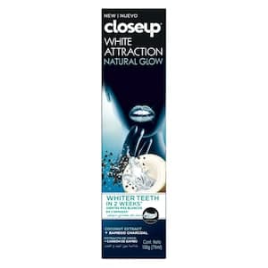 Closeup White Attraction Natural Glow Gel Toothpaste Coconut and Bamboo Charcoal, 75ml