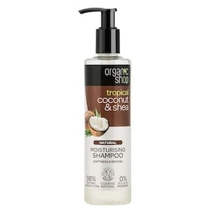 Organic Shop Coconut and Shea Moisturising Shampoo, 280ml