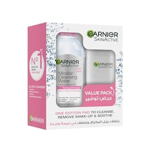 Garnier Micellar Water with Pads, 400ml