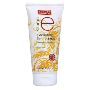 Beauty Formulas Vitamin E Exfoliating Facial Scrub, 150ml