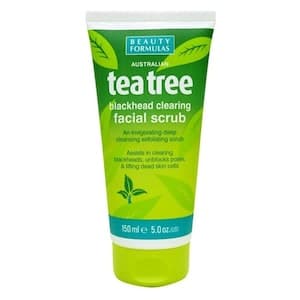 Beauty Formulas Australian Tea Tree Exfoliating Facial Scrub Green, 150ml
