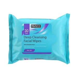 Beauty Formulas Deep Cleansing Facial 30 Wipes White