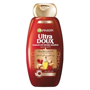 Garnier Ultra Doux Castor and Almond Oils Strengthening Shampoo, 600ml