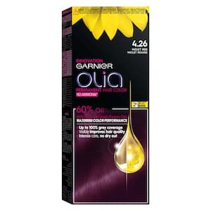 Garnier Olia Ammonia-Free Permanent Hair Colour, Shade 4.26 Violet Red