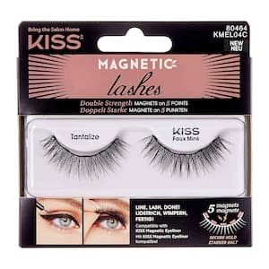 Kiss Magnetic False Eyelashes, Black, Model KMEL04C