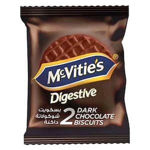 McVitie's Digestive Dark Chocolate Biscuits, 33.3g